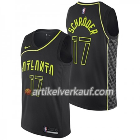 NBA Atlanta Hawks Trikot Dennis Schroder 17 Nike City Edition Swingman - Herren